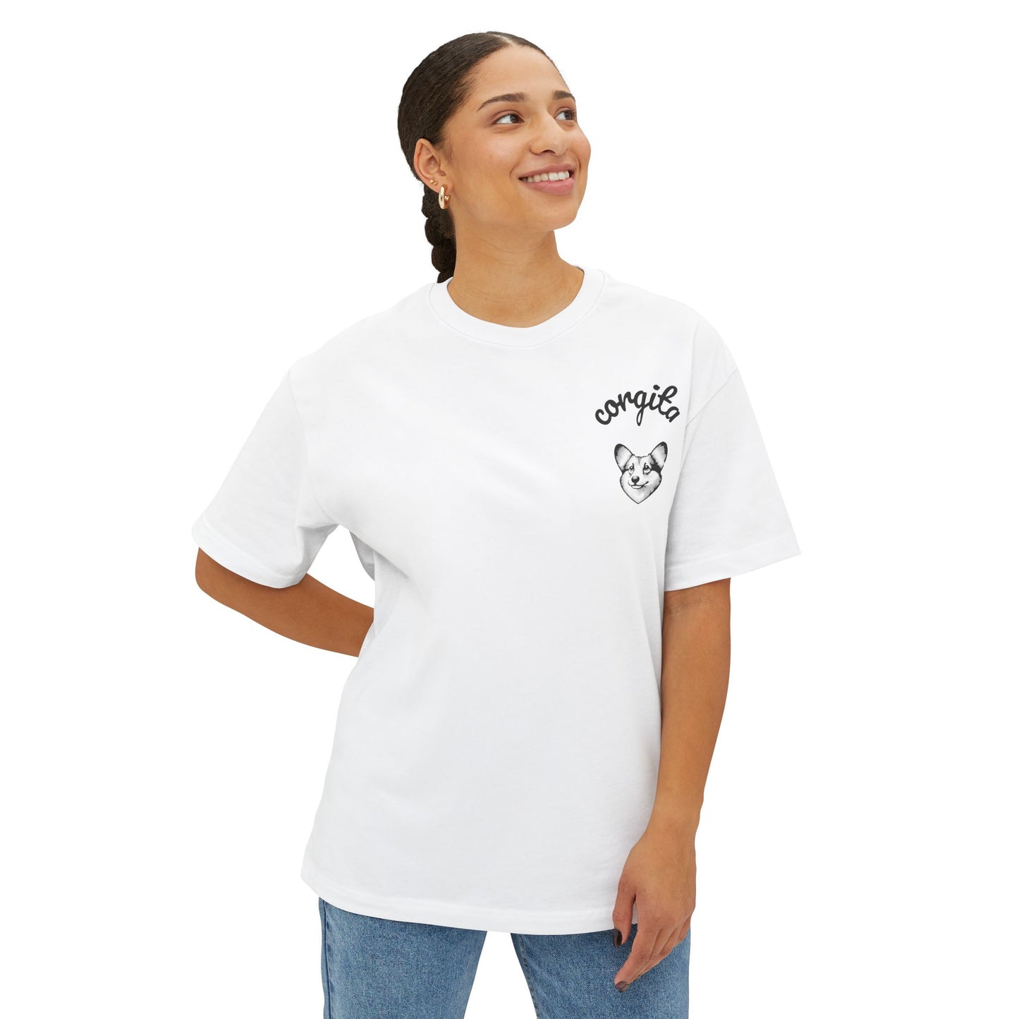 T-shirt Oversize Corgi - Corgita